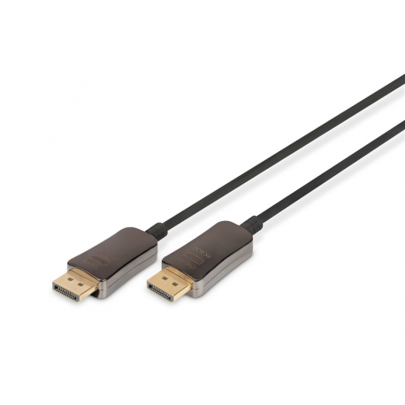 ASSMANN DisplayPort AOC Hybrid-fiber connection cable M/M 30m UHD 8K60Hz CE gold bl