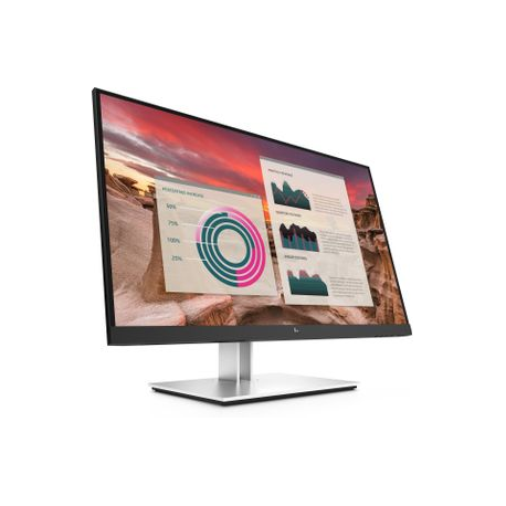 HP E27u G4 - E-Series - LED monitor - 27" - 2560 x 1440 QHD @ 60 Hz - IPS - 250 cd / m² - 1000:1 - 5 ms - HDMI, DisplayPort, USB-C - sparkling black - 1