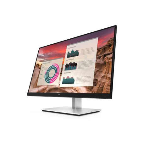 HP E27u G4 - E-Series - LED monitor - 27" - 2560 x 1440 QHD @ 60 Hz - IPS - 250 cd / m² - 1000:1 - 5 ms - HDMI, DisplayPort, USB-C - sparkling black - 2