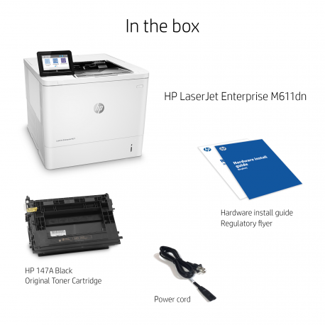 HP LaserJet Enterprise M611dn Mono A4 61 ppm (ML)