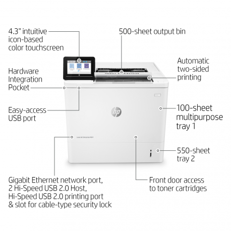 HP LaserJet Enterprise M611dn Mono A4 61 ppm (ML)