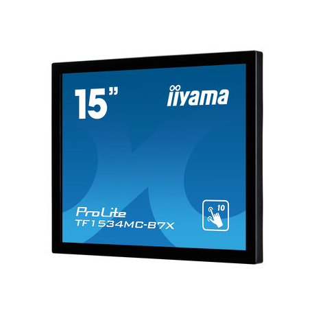 iiyama ProLite TF1534MC-B7X, 38.1 cm (15'), Projected Capacitive, 10 TP, black