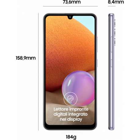 SAMSUNG Galaxy A32 4GB 128GB Light violet
