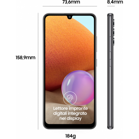 SAMSUNG Galaxy A32 4GB 128GB Black