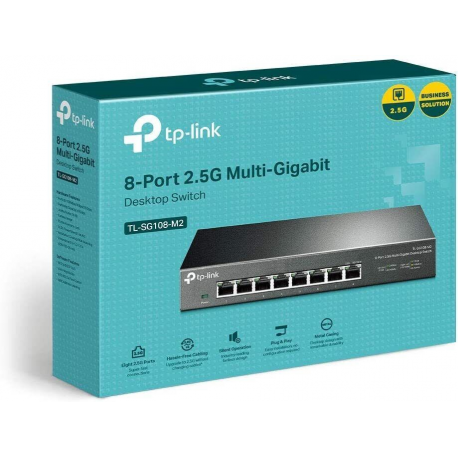 TP-LINK 8-Port 2.5G Multi-Gigabit Desktop Switch - 3