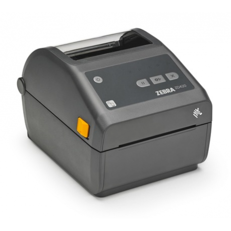 Zebra ZD421d - Healthcare - label printer - direct thermal - Roll (10.8cm) - 203 dpi - up to 152 mm / sec - USB 2.0, LAN, USB host, NFC, Bluetooth LE - white - 0