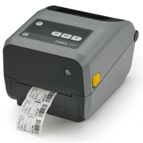 Zebra ZD421d - Healthcare - label printer - direct thermal - Roll (10.8cm) - 203 dpi - up to 152 mm / sec - USB 2.0, USB host, NFC, Wi-Fi(ac), Bluetooth 4.1, Bluetooth LE - white - 1