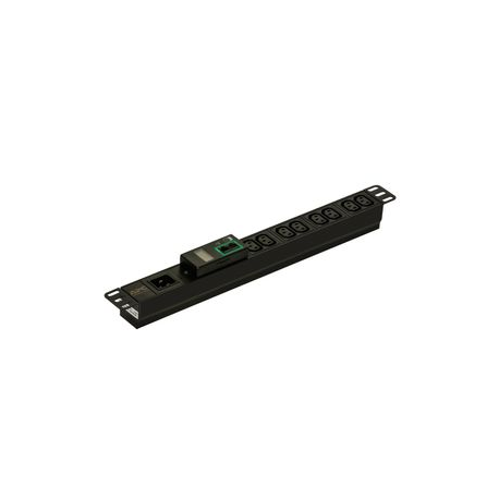 APC Easy Metered Rack PDU EPDU1016M - Power distribution unit (rack-mountable) - AC 200 / 208 / 230 V - 3680 VA - Ethernet - input: IEC 60320 C20 - output connectors: 8 (IEC 60320 C13) - 1U - 2.5 m - black - for P / N: AR106V, SCL400RMJ1U, SCL500RMI1UC, SCL500RMI1UNC, SMTL1000RMI2UC, SMTL750RMI2UC - 0