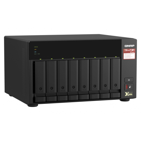 QNAP TS-873A - NAS server - 8 bays - SATA 6Gb/s - RAM 8 GB - Gigabit Ethernet / 2.5 Gigabit Ethernet - 8