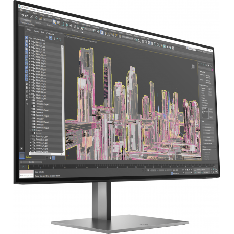 HP Z27u G3 - LED monitor - 27" - 2560 x 1440 QHD @ 60 Hz - IPS - 350 cd / m² - 1000:1 - 5 ms - HDMI, DisplayPort, USB-C - 3