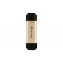 Transcend JetFlash 930C - USB flash drive - 512 GB - USB 3.2 Gen 1 / USB-C - gold