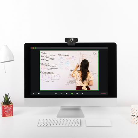 LogiLink Conference HD - Web camera - colour - 2 MP - 1920 x 1080 - fixed focal - audio - USB 2.0 - MJPEG, YUV2 - 8