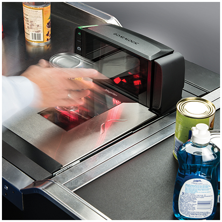 Magellan 9400i Scanner/Scale, English Config/Single Interval/No Display, Med Sapphire Platter/Shelf Mount w/ Fixed Produce Rail,