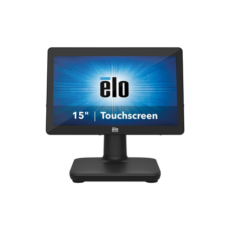 EloPOS System i3 - With I/O Hub Stand - all-in-one - 1 x Core i3 8100T / 3.1 GHz - RAM 8 GB - SSD 128 GB - UHD Graphics 630 - GigE - WLAN: 802.11a/b/g/n/ac, Bluetooth 5.0 - Win 10 IoT Enterprise LTSC 64-bit - monitor: LED 15.6" 1366 x 768 (HD) touchscreen - 0