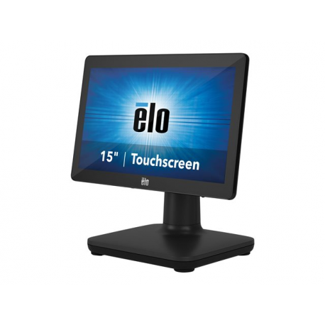 EloPOS System i3 - With I/O Hub Stand - all-in-one - 1 x Core i3 8100T / 3.1 GHz - RAM 8 GB - SSD 128 GB - UHD Graphics 630 - GigE - WLAN: 802.11a/b/g/n/ac, Bluetooth 5.0 - Win 10 IoT Enterprise LTSC 64-bit - monitor: LED 15.6" 1366 x 768 (HD) touchscreen - 1
