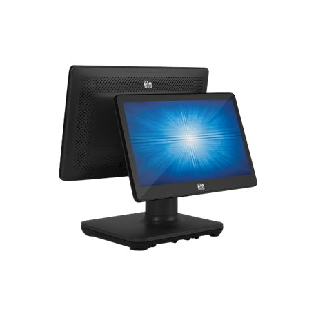 EloPOS System i3 - With I/O Hub Stand - all-in-one - 1 x Core i3 8100T / 3.1 GHz - RAM 8 GB - SSD 128 GB - UHD Graphics 630 - GigE - WLAN: 802.11a/b/g/n/ac, Bluetooth 5.0 - Win 10 IoT Enterprise LTSC 64-bit - monitor: LED 15.6" 1366 x 768 (HD) touchscreen - 3