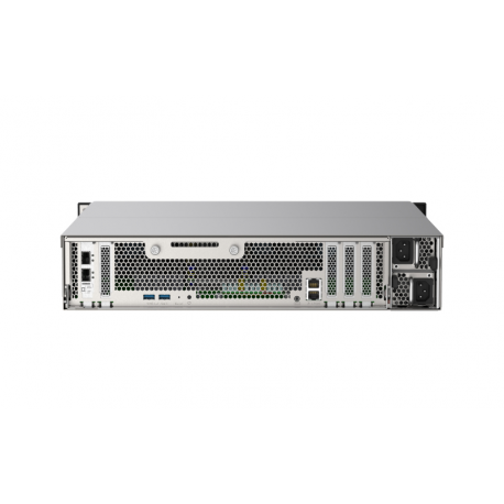 QNAP TS-H2490FU - NAS server - 24 bays - rack-mountable - PCI Express 3.0 x4 (NVMe) - RAID 0, 1, 5, 6, 10, 50, JBOD, 60 - RAM 64 GB - 25 Gigabit Ethernet - iSCSI - 6