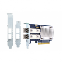 QNAP QXP-32G2FC - Host bus adapter - PCIe 3.0 x8 low profile - 32Gb Fibre Channel Gen 6 x 2 - with 2 x SFP+ transceivers (TRX-32GFCSFP-SR) - for QNAP TS-1277, 463, 677, 877, 977, EC1280, TVS-2472, 682, 872, 882, EC1280, EC1580, EC2480