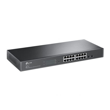 TP-LINK JetStream 16-Port Gigabit Smart Switch with 2 Gigabit SFP Slots