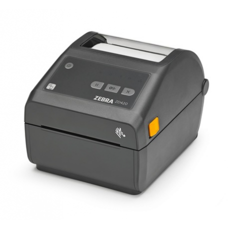 Zebra ZD421d - Label printer - direct thermal - Roll (10.8cm) - 300 dpi - up to 102 mm / sec - USB 2.0, LAN, USB host, NFC, Bluetooth LE - grey - 2