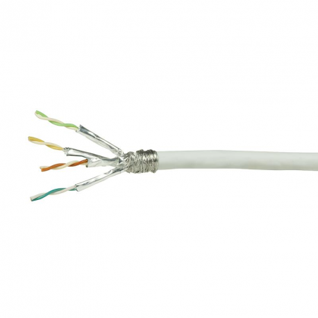 LogiLink Home - Bulk cable - 100 m - SFTP, PiMF - CAT 7 - IEEE 802.3 - white - 0