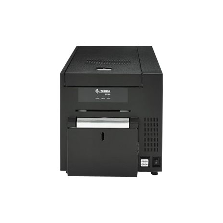 Zebra ZC10L - Plastic card printer - colour - dye sublimation - 140 x 88 mm - 300 dpi - up to 410 cards / hour (mono) / up to 195 cards / hour (colour) - capacity: 200 cards - USB 2.0 - 1