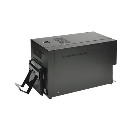 Zebra ZC10L - Plastic card printer - colour - dye sublimation - 140 x 88 mm - 300 dpi - up to 410 cards / hour (mono) / up to 195 cards / hour (colour) - capacity: 200 cards - USB 2.0 - 2