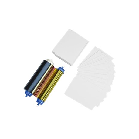 Zebra ZC10L - Plastic card printer - colour - dye sublimation - 140 x 88 mm - 300 dpi - up to 410 cards / hour (mono) / up to 195 cards / hour (colour) - capacity: 200 cards - USB 2.0 - 9