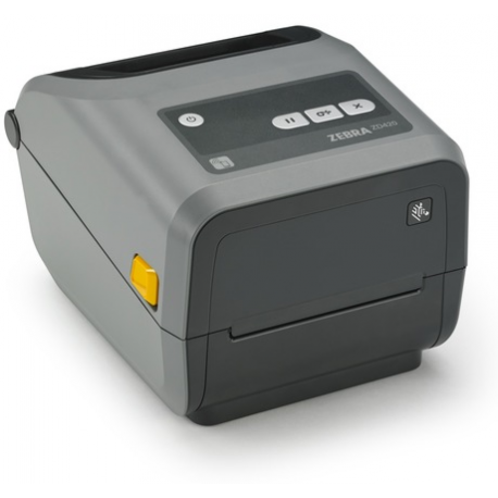 Zebra ZD421d - Label printer - direct thermal - Roll (10.8cm) - 300 dpi - up to 102 mm / sec - USB 2.0, USB host, NFC, Wi-Fi(ac), Bluetooth 4.1, Bluetooth LE - grey - 2