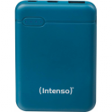 Intenso Powerbank XS5000 - Power bank - 5000 mAh - 2.1 A - 2 output connectors (USB, USB-C) - on cable: USB-C - petrol