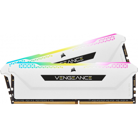 CORSAIR Vengeance RGB PRO SL - DDR4 - kit - 32 GB: 2 x 16 GB - DIMM 288-pin - 3200 MHz  /  PC4-25600 - CL16 - 1.35 V - unbuffered - non-ECC - black - 0