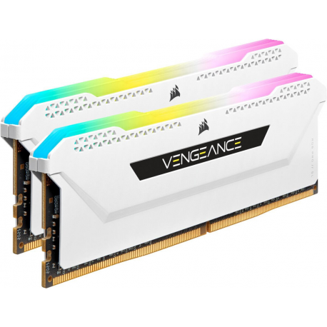 CORSAIR Vengeance RGB PRO SL - DDR4 - kit - 32 GB: 2 x 16 GB - DIMM 288-pin - 3200 MHz  /  PC4-25600 - CL16 - 1.35 V - unbuffered - non-ECC - black - 2