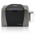 Fargo DTC1250e - Plastic card printer - colour - dye sublimation / thermal resin - CR-80 Card (85.6 x 54 mm) - 300 dpi - up to 600 cards / hour (mono)  /  up to 150 cards / hour (colour) - capacity: 100 cards - USB 2.0