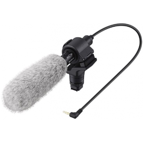 Sony ECM-CG60 - Microphone - for Sony ZV-1; Handycam FDR-AX43, AX45, AX60; VLOGCAM ZV-1G; a6100; a6400; a7C; a7s III; a9 II - 1