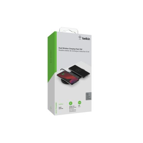 Belkin Dual Wireless Charging Pad with PSU WIZ002vfBK Black