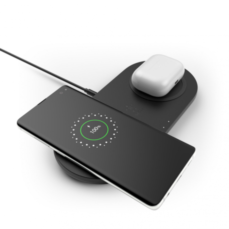 Belkin Dual Wireless Charging Pad with PSU WIZ002vfBK Black