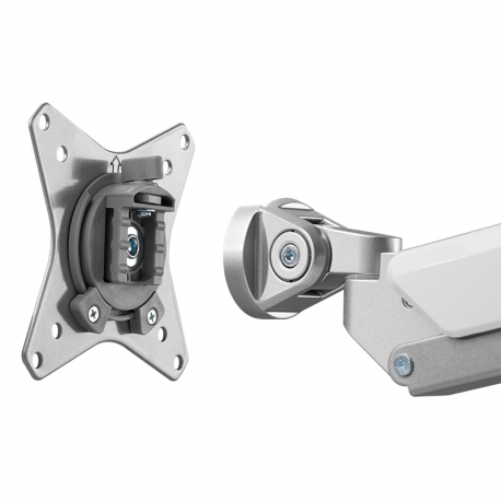 LogiLink - Mounting kit for LCD display/ curved LCD display (adjustable arm) - plastic, aluminium, steel - screen size: 17"-32" - desk-mountable - 3