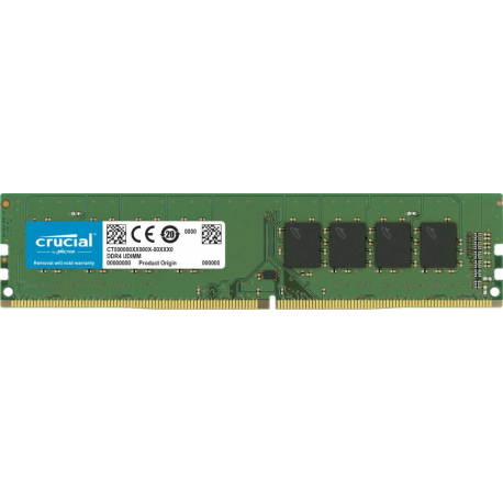 Crucial 16 GB, DDR4, 3200 MHz, PC/server, Registered No, ECC No