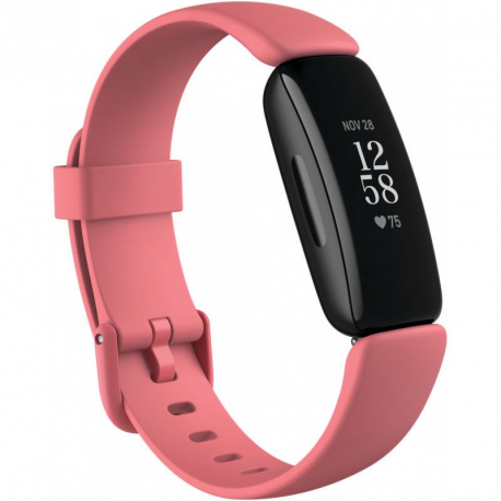 Fitbit Inspire 2 Smart watch, GPS (satellite), OLED, Touchscreen, Heart rate monitor, Activity monitoring 24/7, Waterproof, Blue