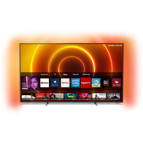 Philips 58PUS7805/12 58" (146 cm), Smart TV, Saphi, 4K UHD, 3840 x 2160 pixels, Wi-Fi, DVB-T/T2/T2-HD/C/S/S2, Grey