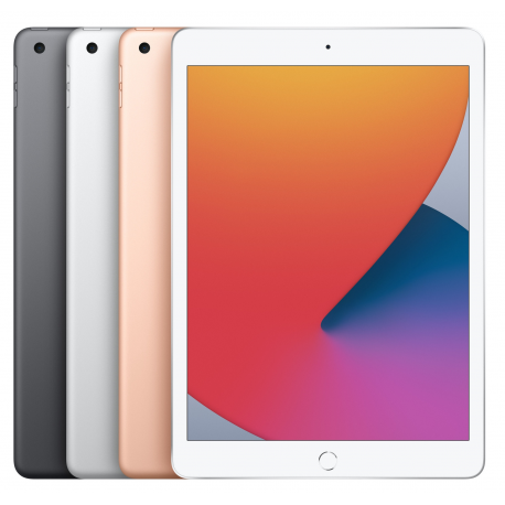 Apple 8th Gen (2020) iPad Wi-Fi 10.2 ", Space Grey, Retina touch screen with IPS, Apple A12 Bionic, 3 GB, 128 GB, Wi-Fi, Front c