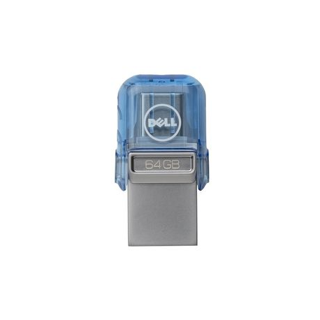 Dell Combo - USB flash drive - 64 GB - USB 3.0 / USB-C - 2