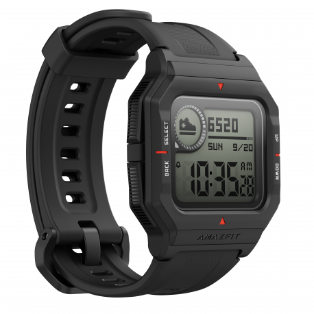 Amazfit Neo Smart watch, STN, Heart rate monitor, Activity monitoring 24/7, Waterproof, Bluetooth, Black
