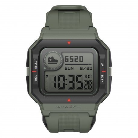 Amazfit Neo Smart watch, STN, Heart rate monitor, Activity monitoring 24/7, Waterproof, Bluetooth, Green
