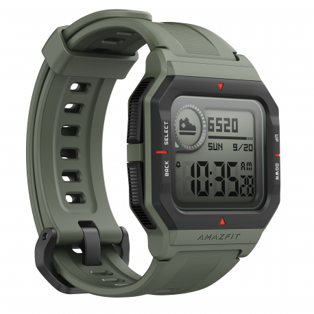 Amazfit Neo Smart watch, STN, Heart rate monitor, Activity monitoring 24/7, Waterproof, Bluetooth, Green