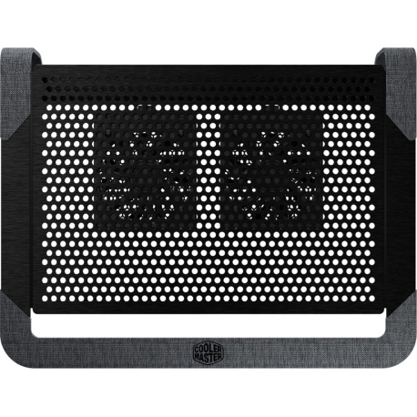 Cooler Master Updated Laptop Cooler Notepal U2 Plus V2 570 g, Black, 266 x 343 x 53 mm