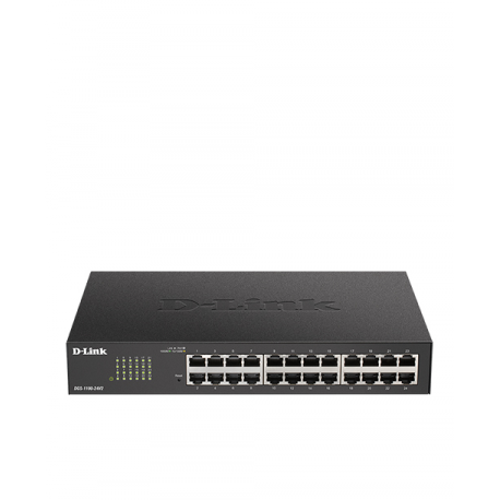 D-Link DGS 1100-24V2 - Switch - smart - 24 x 10/100/1000 - desktop, rack-mountable - 3