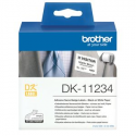 Brother DK11234 - Paper - self-adhesive - black on white - 60 x 86 mm 260 label(s) (1 roll(s) x 260) die cut labels - for Brother QL-1100, QL-1110NWB, QL-600B, QL-600G, QL-600R, QL-800, QL-810W, QL-820NWB