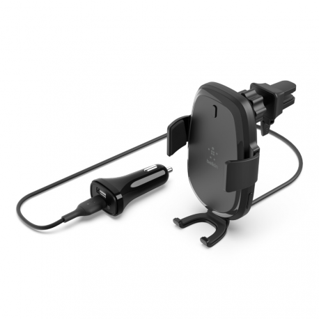 Belkin Wireless Car Charger with Vent Mount 10W BOOST Charge Black