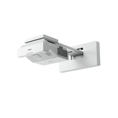 Epson EB-725W - 3LCD projector - 4000 lumens (white) - 4000 lumens (colour) - WXGA (1280 x 800) - 16:10 - 720p - ultra short-throw lens - 802.11a / b / g / n / ac wireless  /  LAN /  Miracast - white - 1